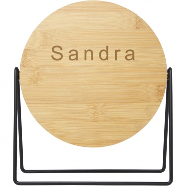 Logo trade promotional merchandise image of: Hyrra bamboo standing mirror