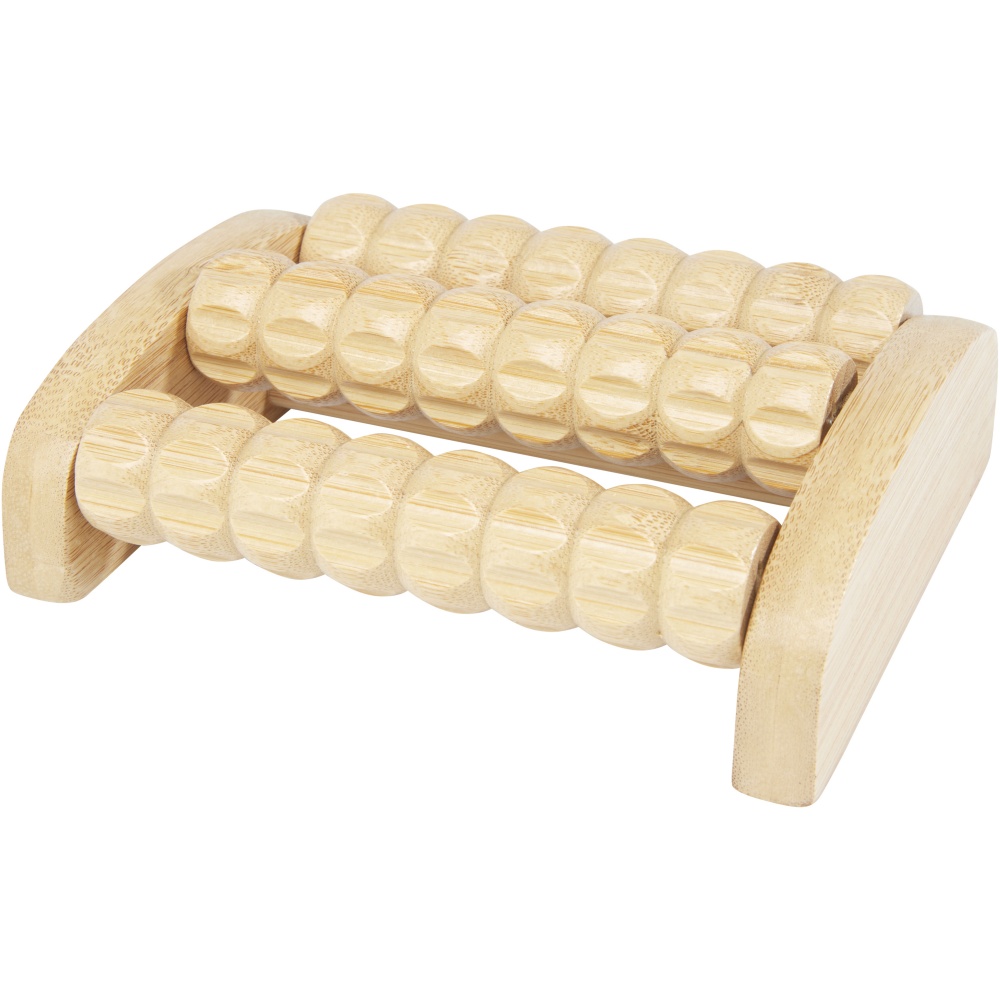 Logo trade business gifts image of: Venis bamboo foot massager