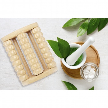 Logo trade promotional gifts image of: Venis bamboo foot massager