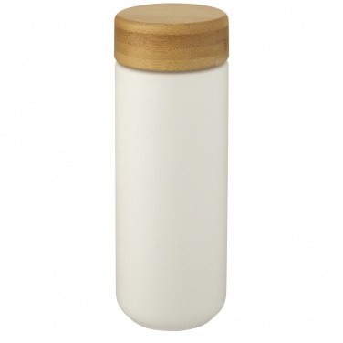 Logotrade business gift image of: Lumi 300 ml ceramic tumbler with bamboo lid