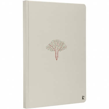 Logotrade promotional product image of: Karst® A5 stone paper hardcover notebook - lined