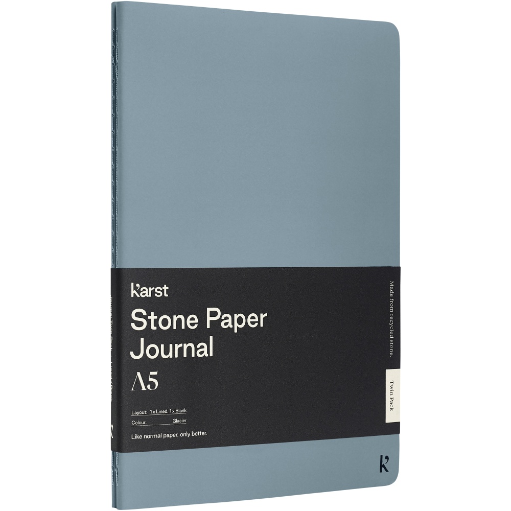 Logotrade business gifts photo of: Karst® A5 stone paper journal twin pack