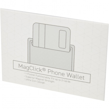 Logo trade advertising products image of: Magclick phone wallet