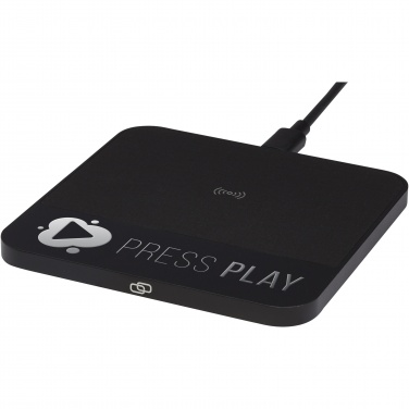 Logo trade promotional items image of: Hybrid 15W premium wireless charging pad