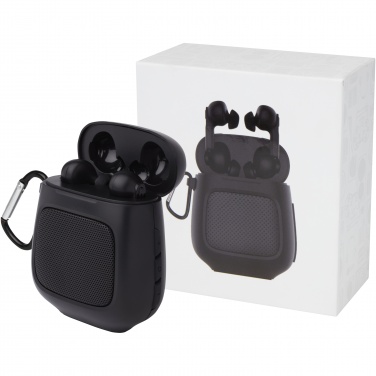 Logotrade corporate gift picture of: Remix auto pair True Wireless earbuds and speaker