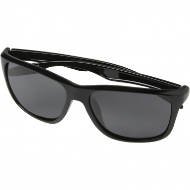 Logo trade promotional gift photo of: Eiger polarized sunglasses in recycled PET casing