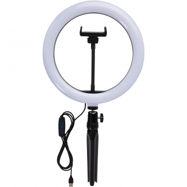 Logotrade promotional item picture of: Studio ring light for selfies and vlogging with phone holder and tripod