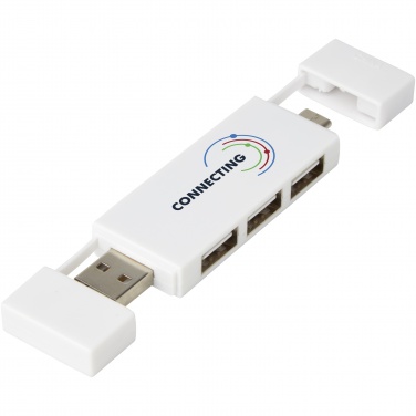 Logo trade business gifts image of: Mulan dual USB 2.0 hub