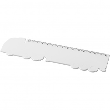 Logotrade promotional items photo of: Tait 15 cm lorry-shaped recycled plastic ruler