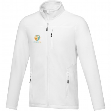 Logo trade corporate gifts picture of: Amber men's GRS recycled full zip fleece jacket