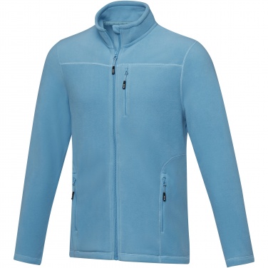 Logo trade business gift photo of: Amber men's GRS recycled full zip fleece jacket