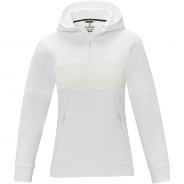 Logo trade promotional item photo of: Sayan women's half zip anorak hooded sweater