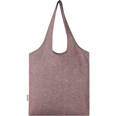 Logo trade promotional gifts image of: Pheebs 150 g/m² recycled cotton trendy tote bag 7L