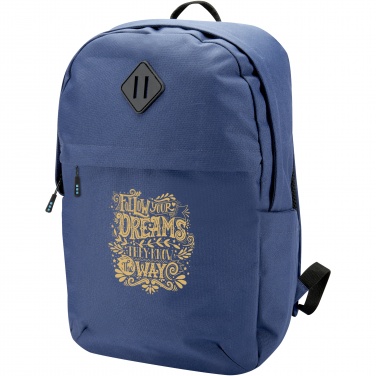 Logo trade promotional giveaway photo of: REPREVE® Our Ocean™ Commuter 15" GRS RPET laptop backpack 19L