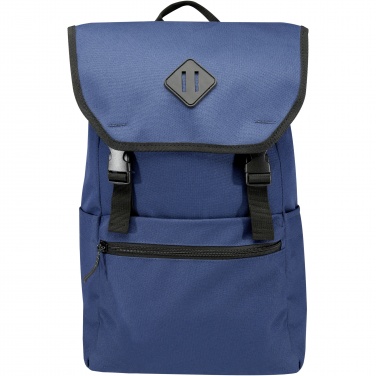 Logo trade promotional giveaway photo of: REPREVE® Our Ocean™ 15" GRS RPET laptop backpack 19L