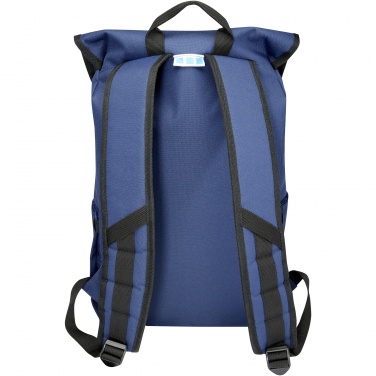 Logotrade promotional products photo of: REPREVE® Our Ocean™ 15" GRS RPET laptop backpack 19L