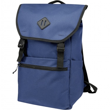 Logotrade business gift image of: REPREVE® Our Ocean™ 15" GRS RPET laptop backpack 19L