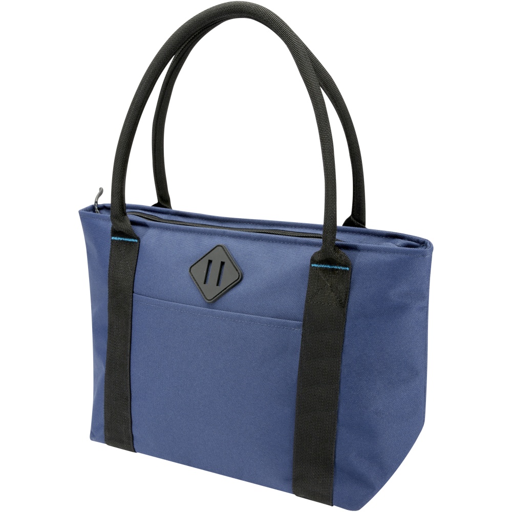 Logo trade promotional gifts image of: REPREVE® Our Ocean™ 12-can GRS RPET cooler tote bag 11L