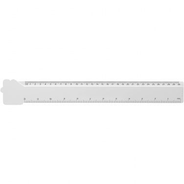 Logotrade promotional items photo of: Tait 30cm house-shaped recycled plastic ruler