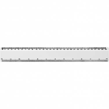 Logo trade promotional gifts image of: Refari 30 cm recycled plastic ruler