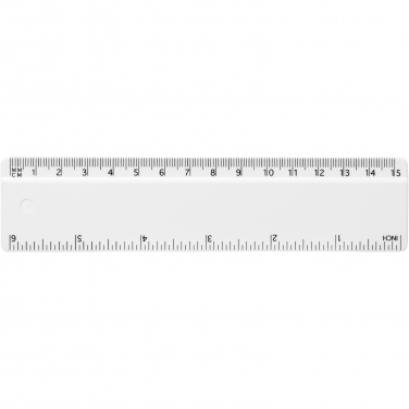 Logotrade advertising product picture of: Refari 15 cm recycled plastic ruler