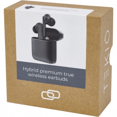 Logo trade promotional merchandise picture of: Hybrid premium True Wireless earbuds