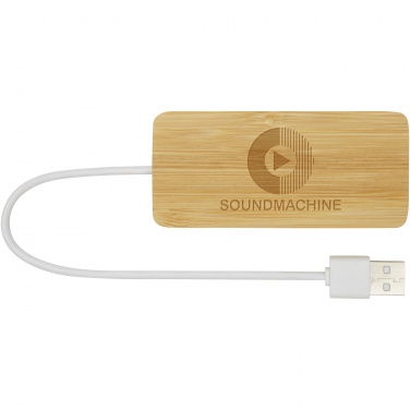 Logotrade promotional item picture of: Tapas bamboo USB hub