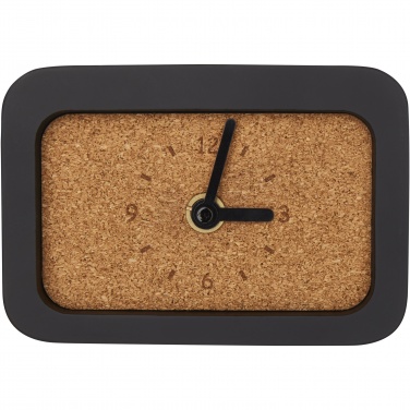 Logo trade corporate gifts picture of: Momento wireless limestone charging desk clock