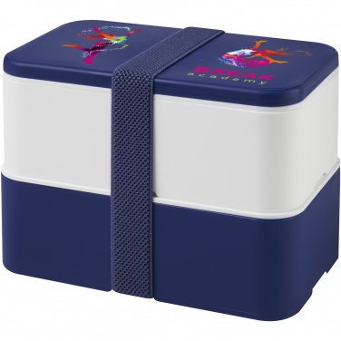 Logo trade business gifts image of: MIYO double layer lunch box