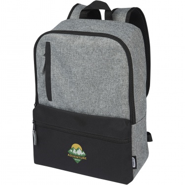 Logotrade advertising product image of: Reclaim 15" GRS recycled two-tone laptop backpack 14L