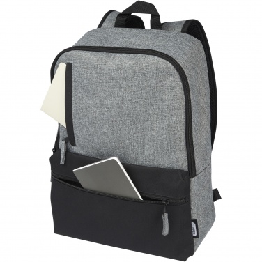 Logotrade promotional item picture of: Reclaim 15" GRS recycled two-tone laptop backpack 14L