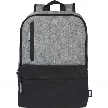 Logo trade promotional giveaways image of: Reclaim 15" GRS recycled two-tone laptop backpack 14L