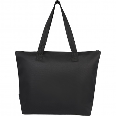 Logo trade promotional giveaways picture of: Reclaim GRS recycled two-tone zippered tote bag 15L