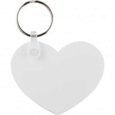 Logotrade promotional gift picture of: Tait heart-shaped recycled keychain