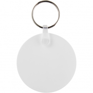 Logotrade promotional items photo of: Tait circle-shaped recycled keychain