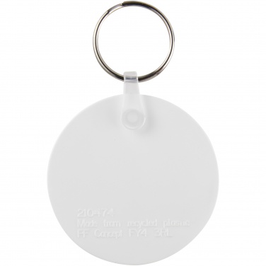 Logotrade advertising product picture of: Tait circle-shaped recycled keychain