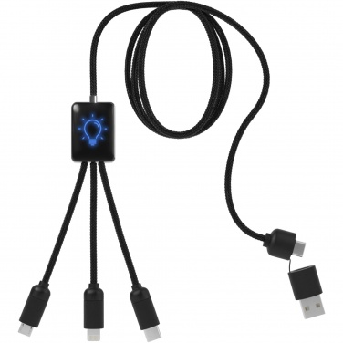 Logo trade advertising products image of: SCX.design C28 5-in-1 extended charging cable