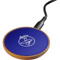 SCX.design W13 10W wooden wireless charging station, Reflex blue