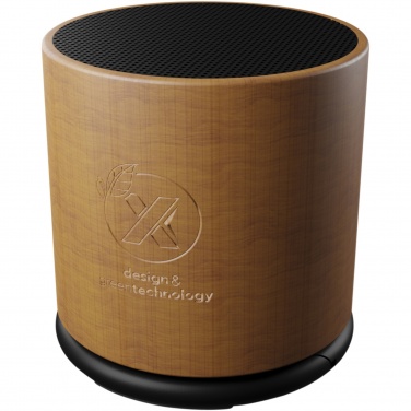 Logo trade promotional giveaways picture of: SCX.design S27 3W wooden ring speaker