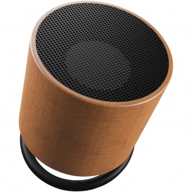 Logotrade promotional gift image of: SCX.design S27 3W wooden ring speaker