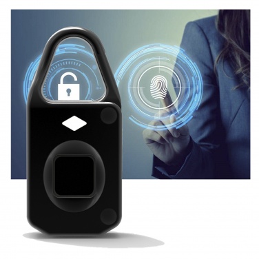 Logo trade corporate gifts picture of: SCX.design T10 fingerprint padlock