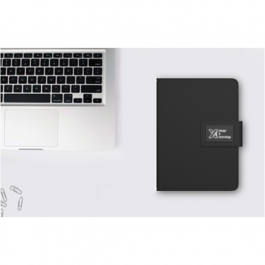 Logo trade promotional giveaway photo of: SCX.design O16 A5 light-up notebook power bank