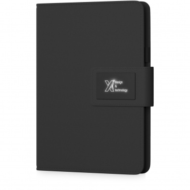 Logotrade corporate gifts photo of: SCX.design O16 A5 light-up notebook power bank