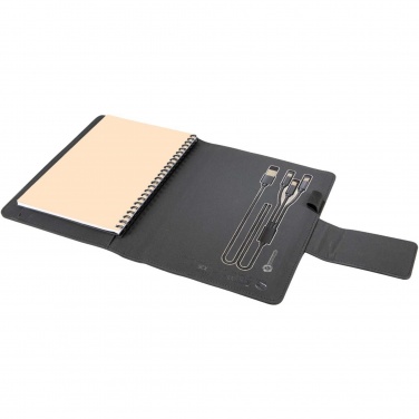 Logo trade promotional items picture of: SCX.design O16 A5 light-up notebook power bank