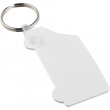 Logotrade promotional merchandise image of: Tait van-shaped recycled keychain