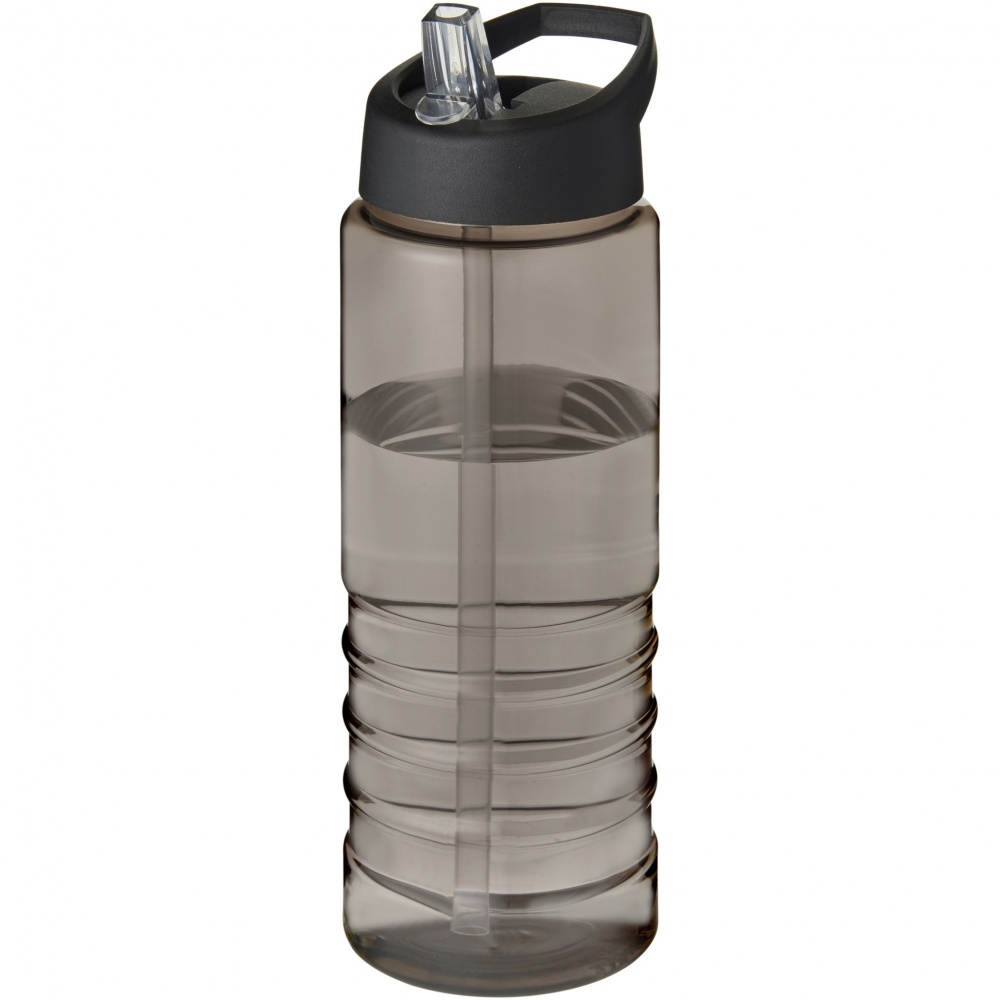 Logo trade promotional giveaways picture of: H2O Active® Eco Treble 750 ml spout lid sport bottle 