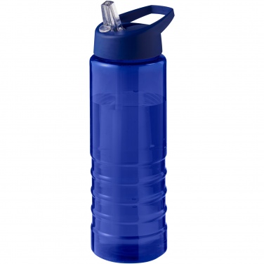 Logo trade business gifts image of: H2O Active® Eco Treble 750 ml spout lid sport bottle 