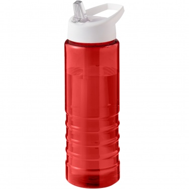 Logo trade corporate gifts picture of: H2O Active® Eco Treble 750 ml spout lid sport bottle 