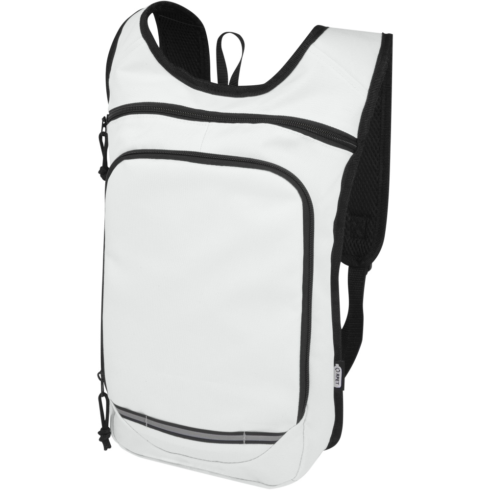 Logo trade corporate gifts image of: Trails GRS RPET outdoor backpack 6.5L