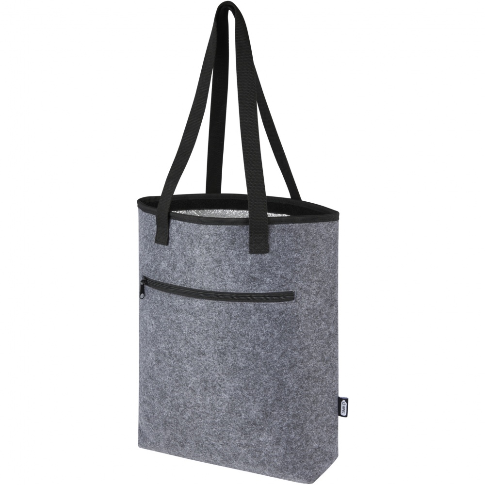 Logotrade promotional gift image of: Felta GRS recycled felt cooler tote bag 12L